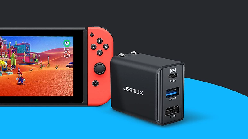 The OmniCentro is a portable dock for the Nintendo Switch